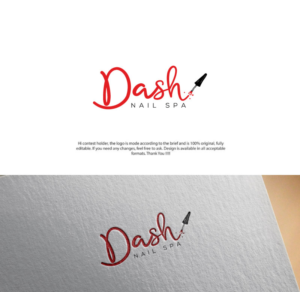 Dash Nail Spa  | Logo Design by LogoEon