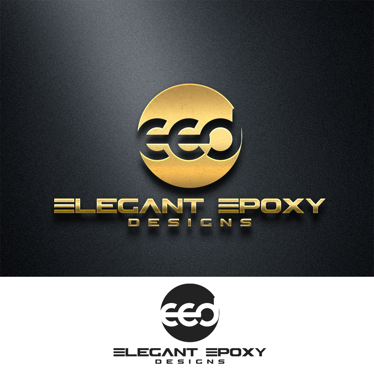 Logo Design by 24ksunny for Elegant Epoxy Designs | Design #28336335