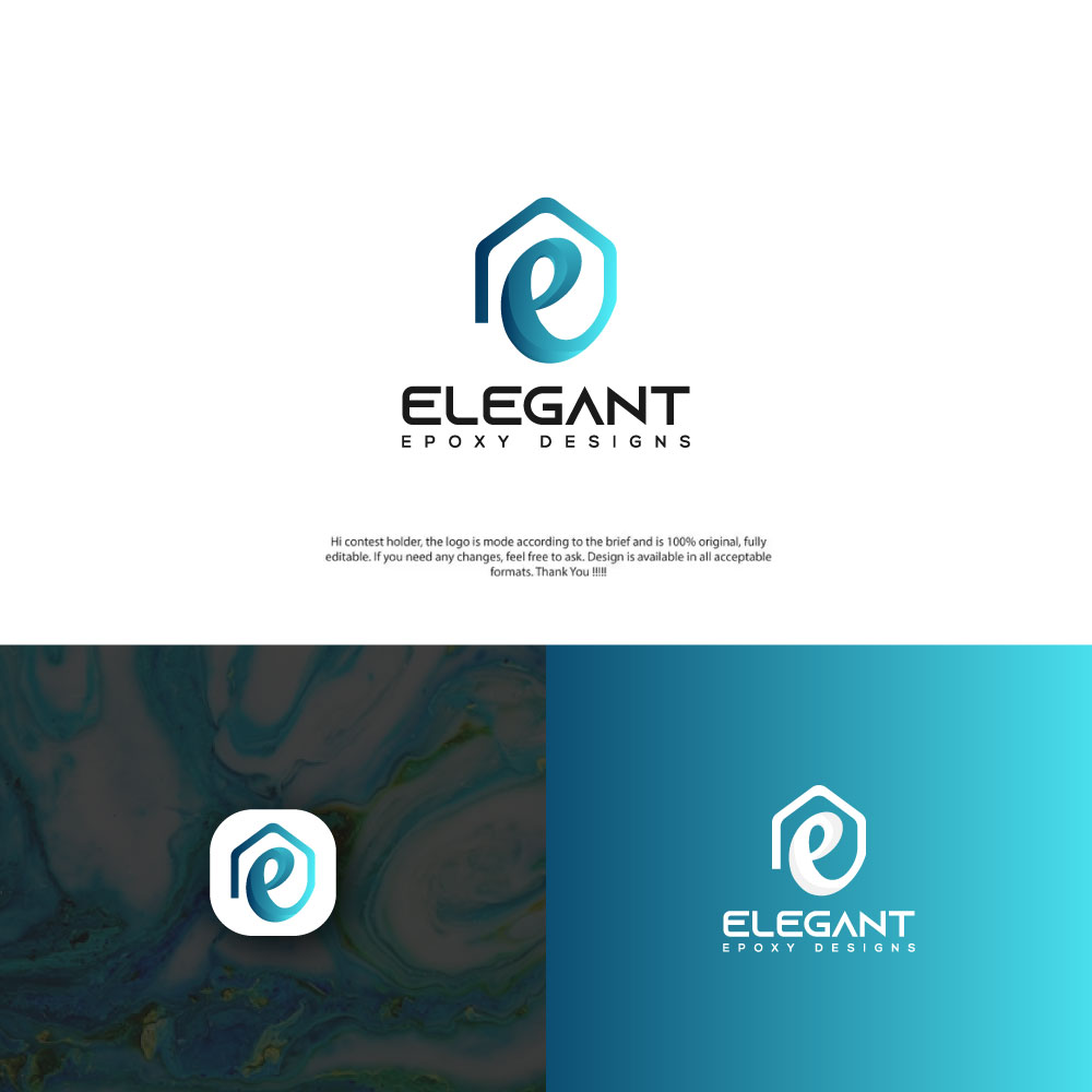 Logo Design by LogoEon for Elegant Epoxy Designs | Design #28337809