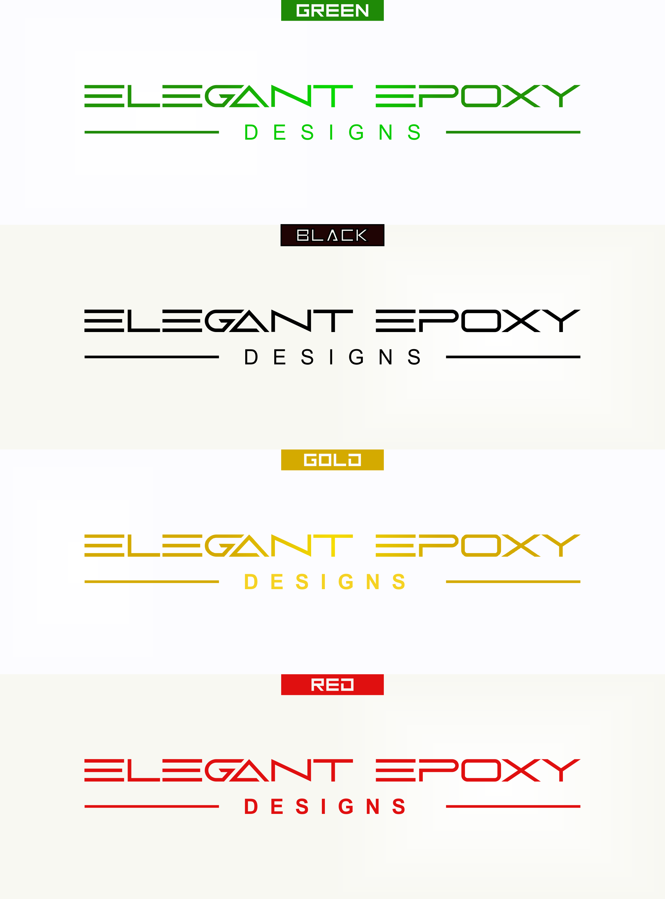 Logo Design by Adeikhan for Elegant Epoxy Designs | Design #28366450
