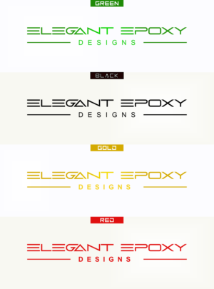Logo Design by Adeikhan for Elegant Epoxy Designs | Design: #28366450