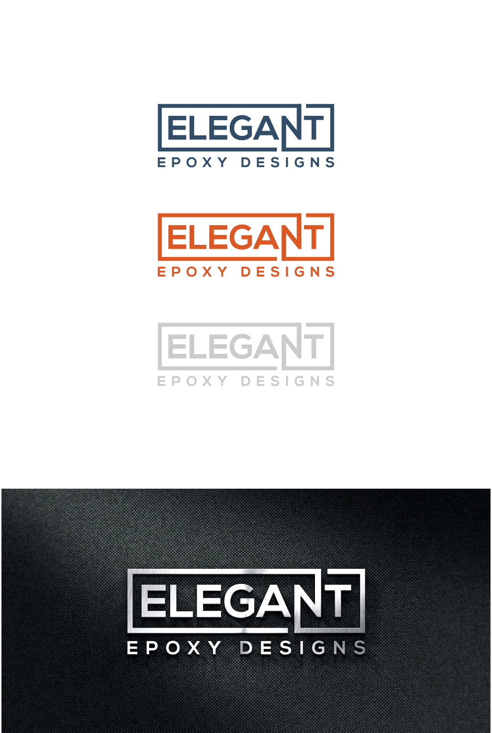 Logo Design by Ayub Zafar for Elegant Epoxy Designs | Design #28346443