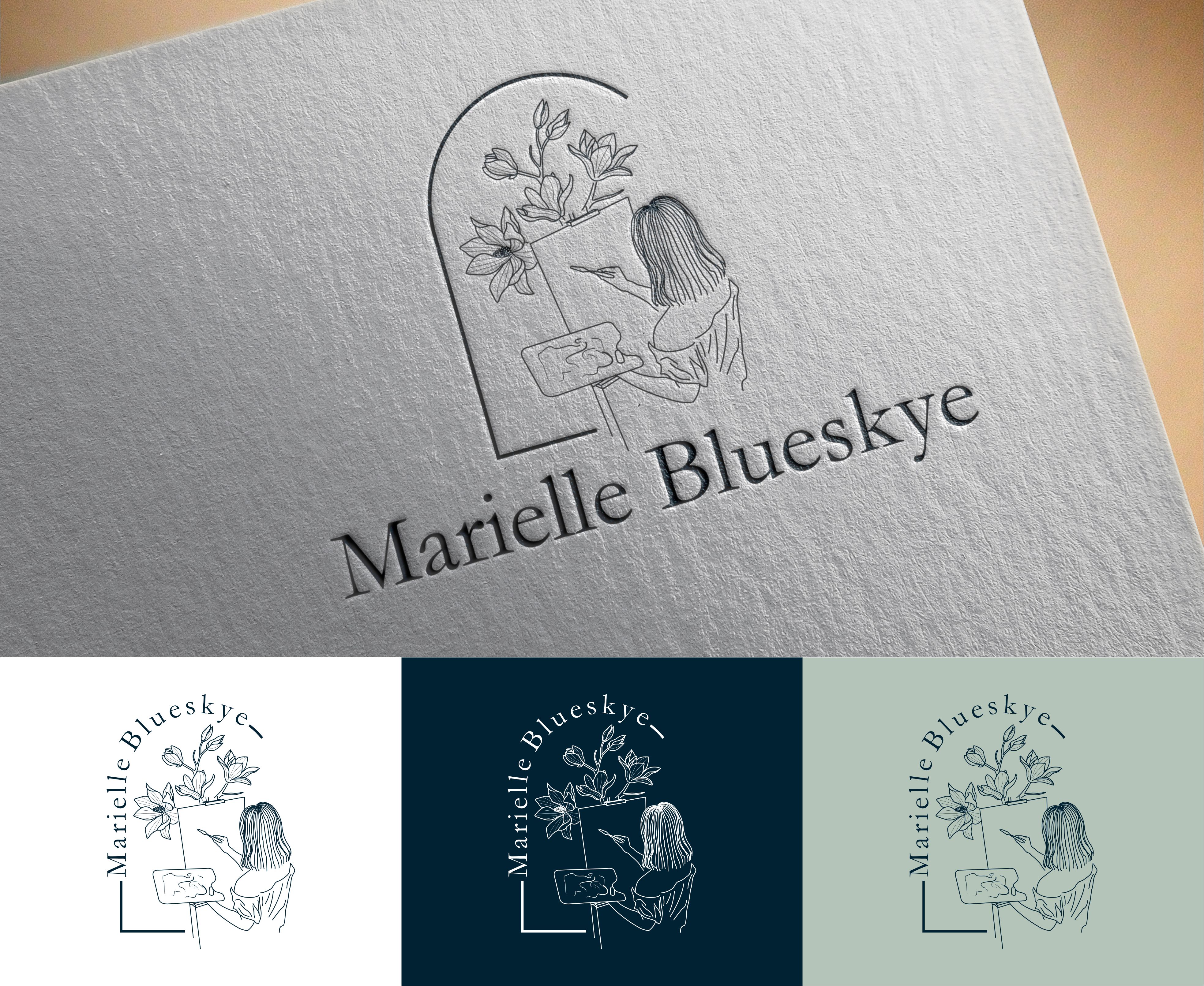 Logo Design by vta for Blueskye Design Studio | Design #28348494