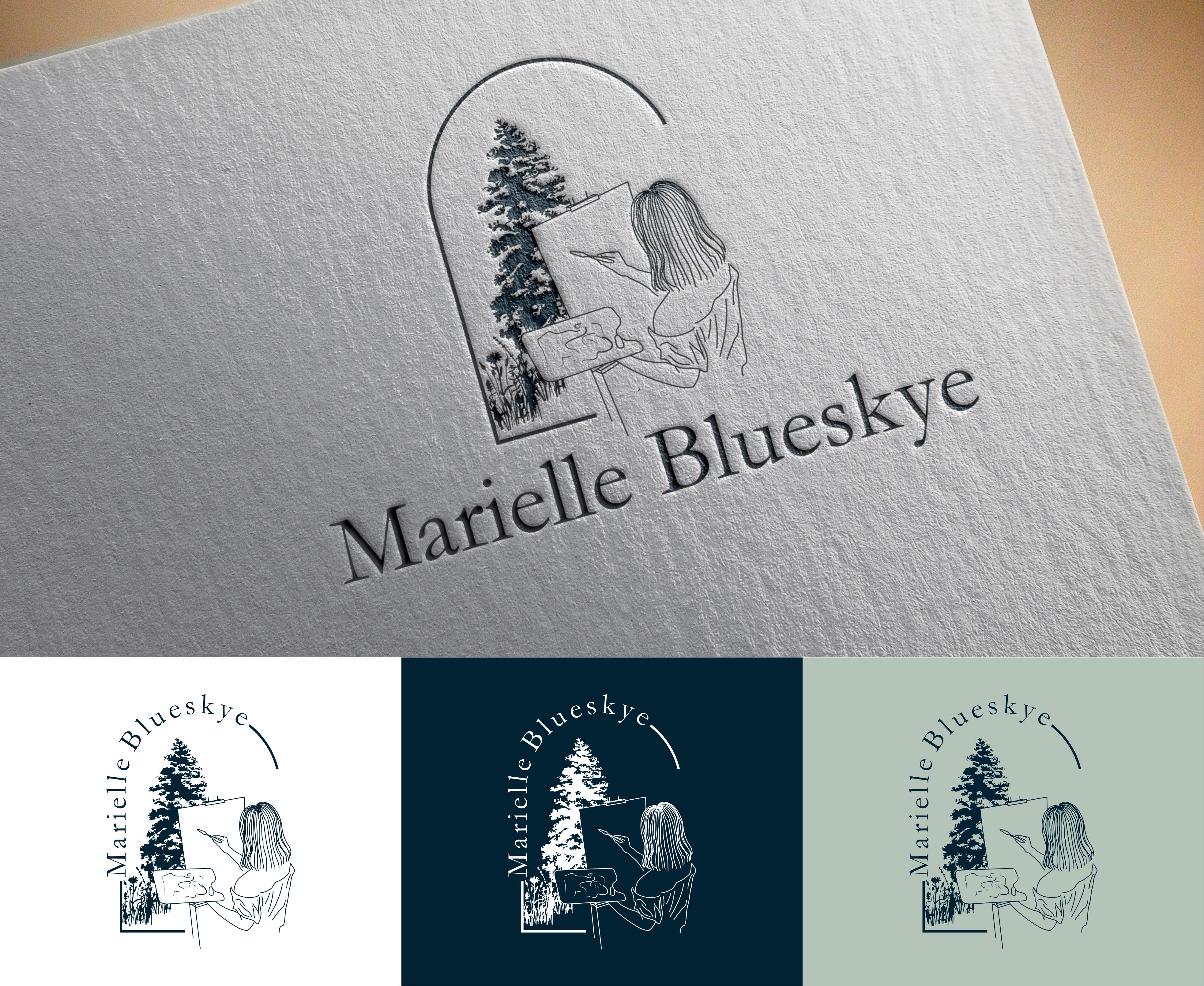 Logo Design by vta for Blueskye Design Studio | Design #28349748