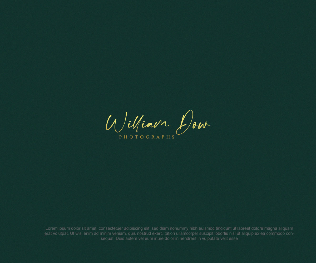 Logo Design by Niizam Uddin for William Dow Photographs | Design #28340618