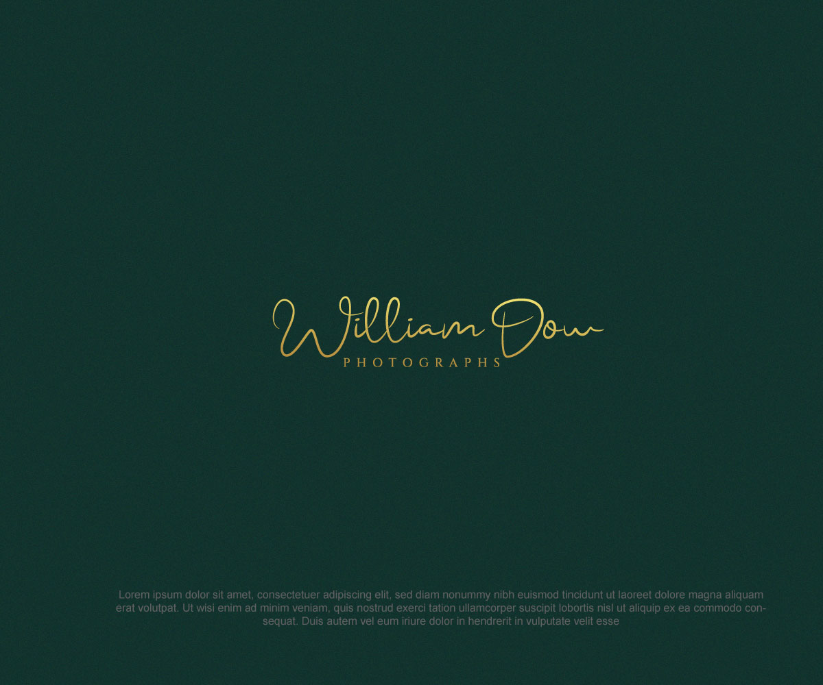 Logo Design by Niizam Uddin for William Dow Photographs | Design #28340619