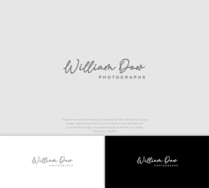 Logo Design by Kejo87 for William Dow Photographs | Design: #28336044