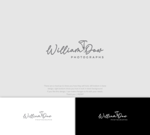 Logo Design by Kejo87 for William Dow Photographs | Design: #28336047