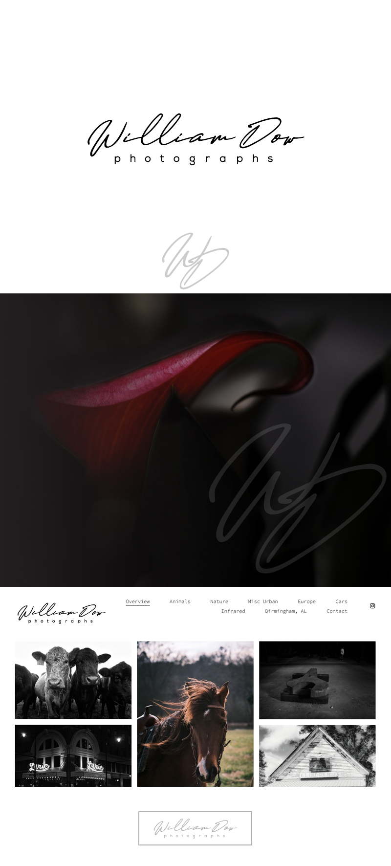 Logo Design by AHGDesign for William Dow Photographs | Design #28350653