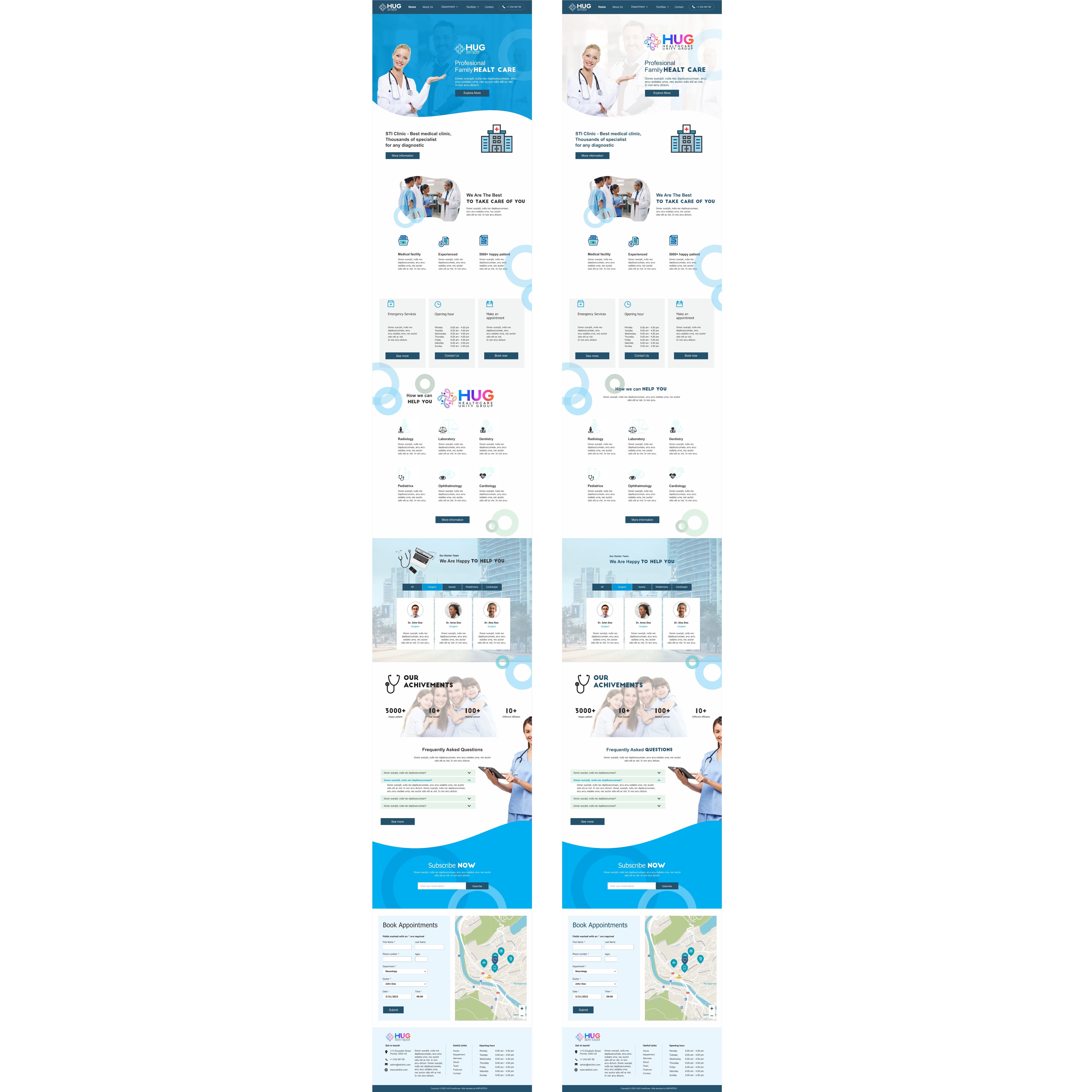Web Design by Samodra for iConnect Family Chiropractic | Design #28359712