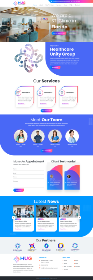 Web Design by sai.designer87 for iConnect Family Chiropractic | Design: #28350673