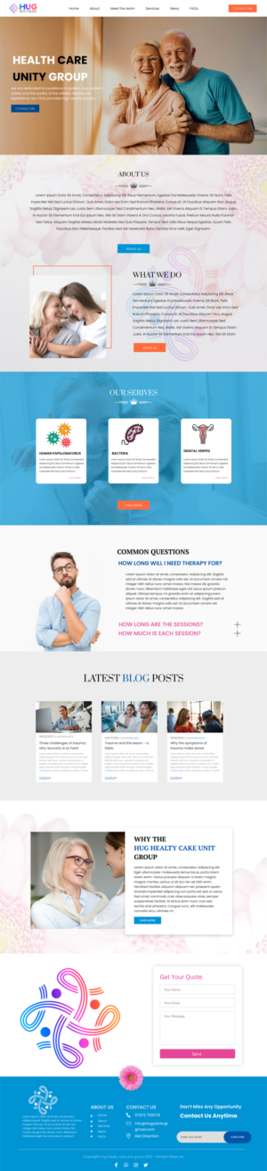 Web Design by Adeel Rahman for iConnect Family Chiropractic | Design: #28357098