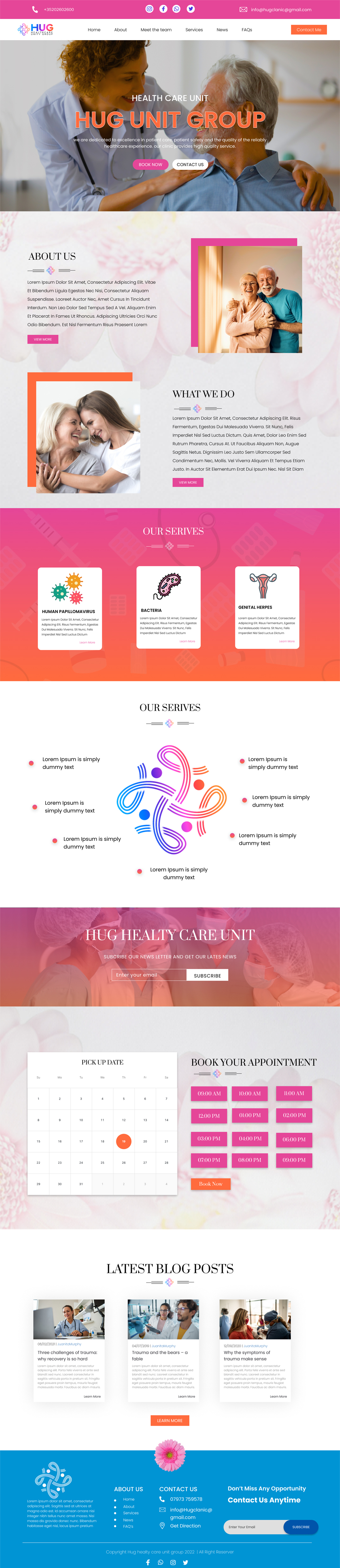 Web Design by Adeel Rahman for iConnect Family Chiropractic | Design #28361790