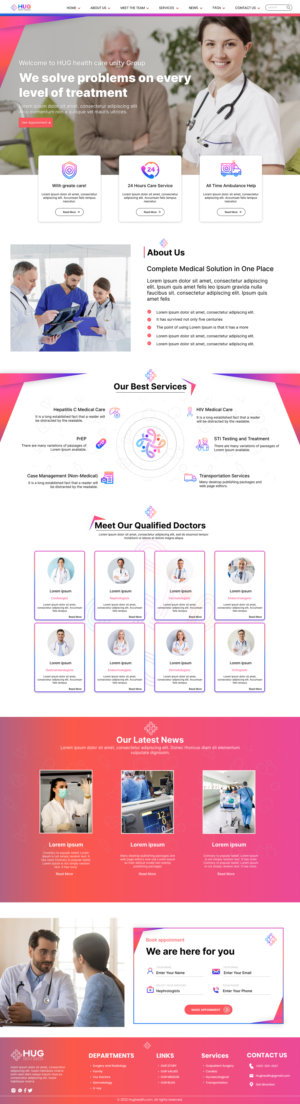 Web Design by Adeel Rahman for iConnect Family Chiropractic | Design: #28362734