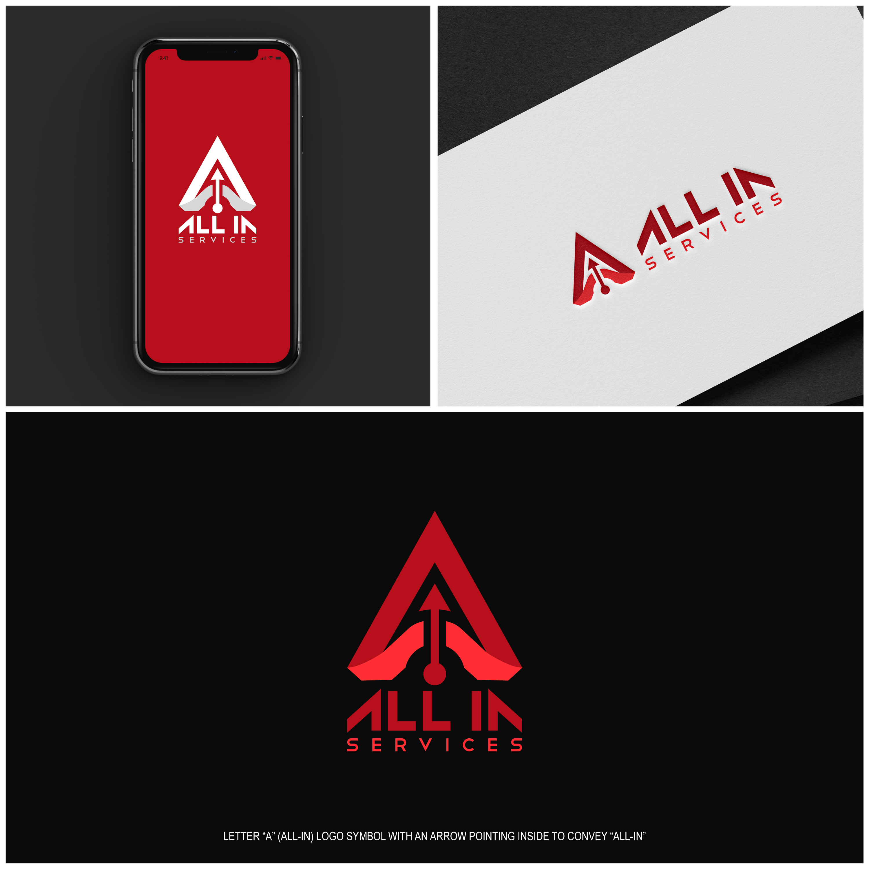 Logo Design by ICKE for All In Services | Design #28348653