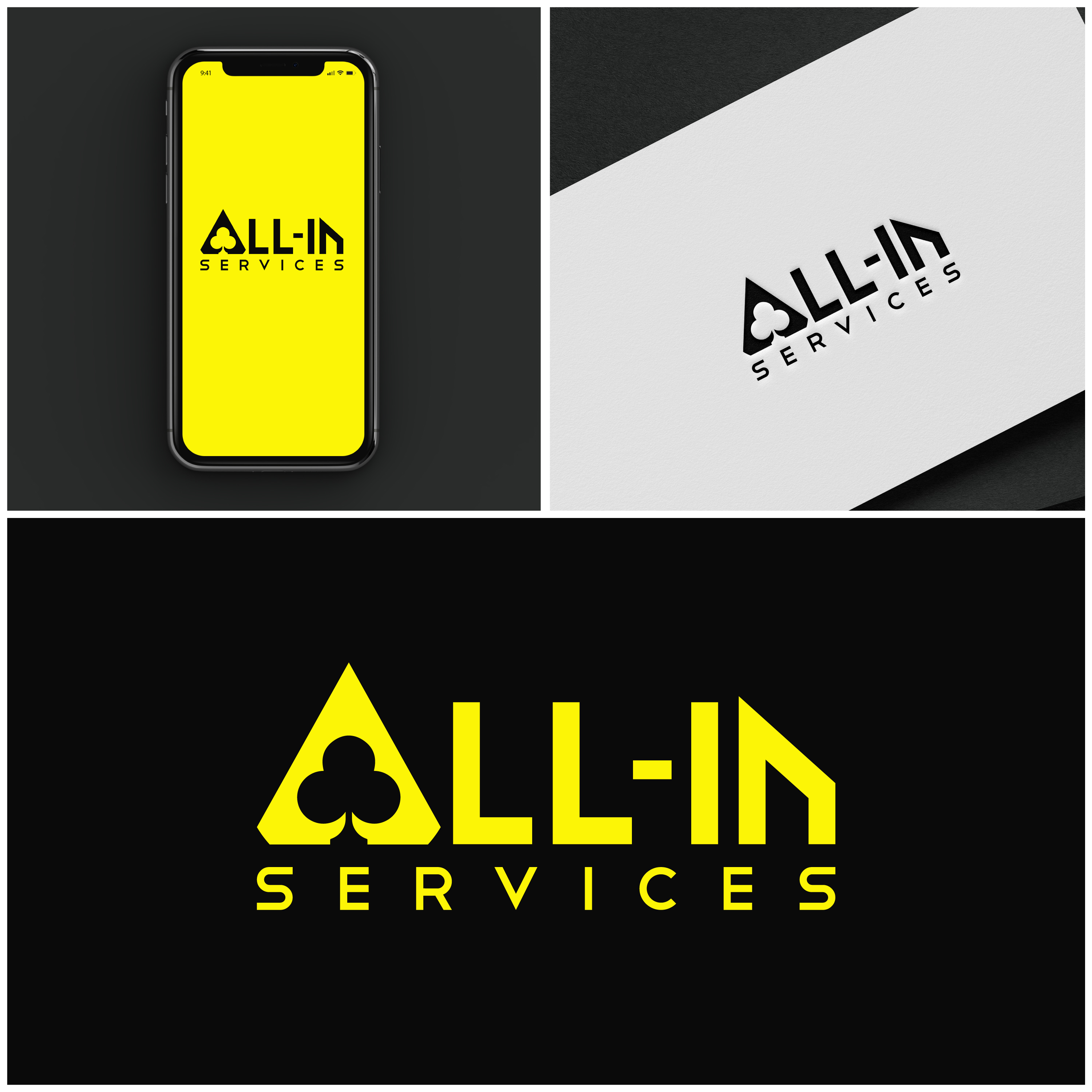 Logo Design by ICKE for All In Services | Design #28348664
