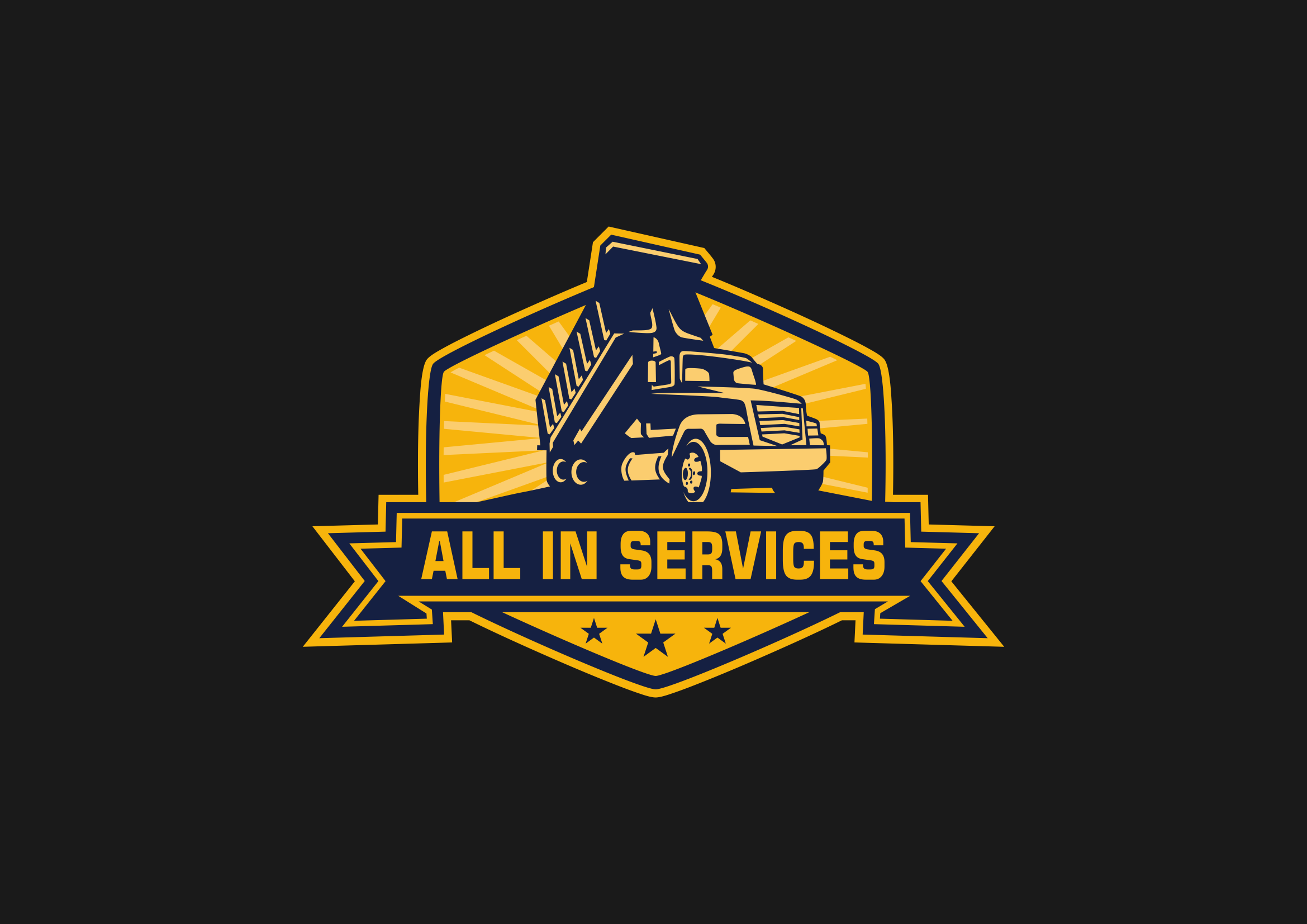 Logo Design by Pak We Designs for All In Services | Design #28336792