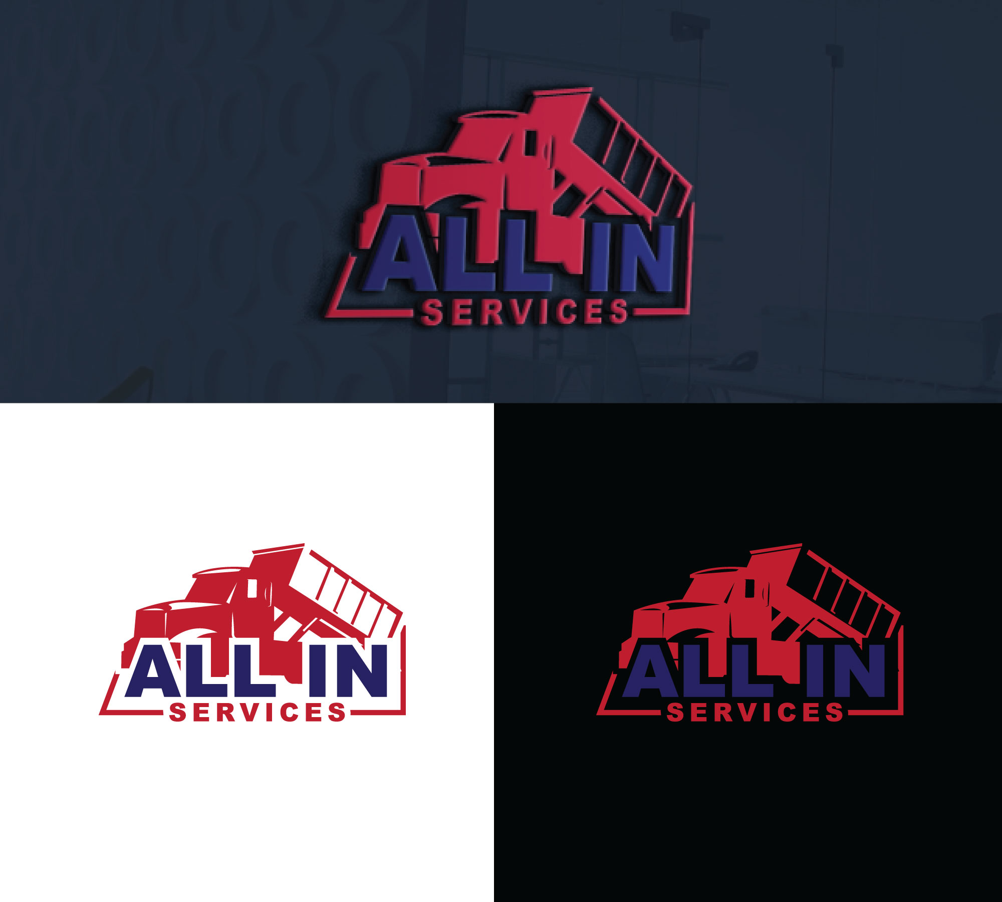 Logo Design by hjyoo for All In Services | Design #28336147