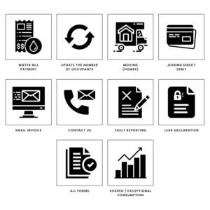 Water Utility 10 Icons | 20 Icon Designs for WPI Ltd.