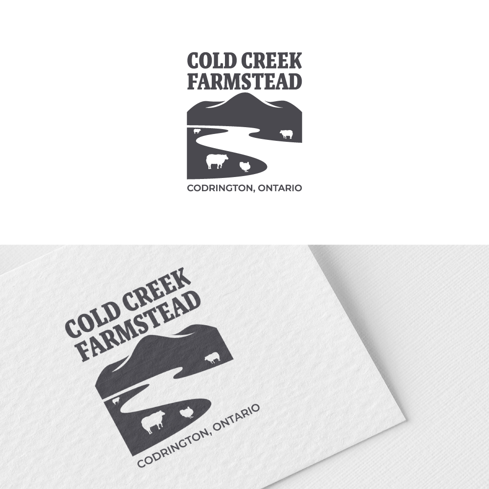 Logo Design by NOMLAS for Cold Creek Farmstead | Design #28338505