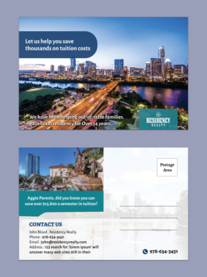 Postcard Design by VC for this project | Design #28346490