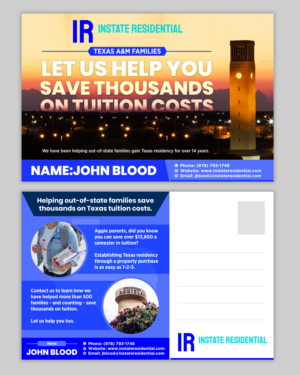 Postcard Design by SAI DESIGNS for this project | Design: #28357884