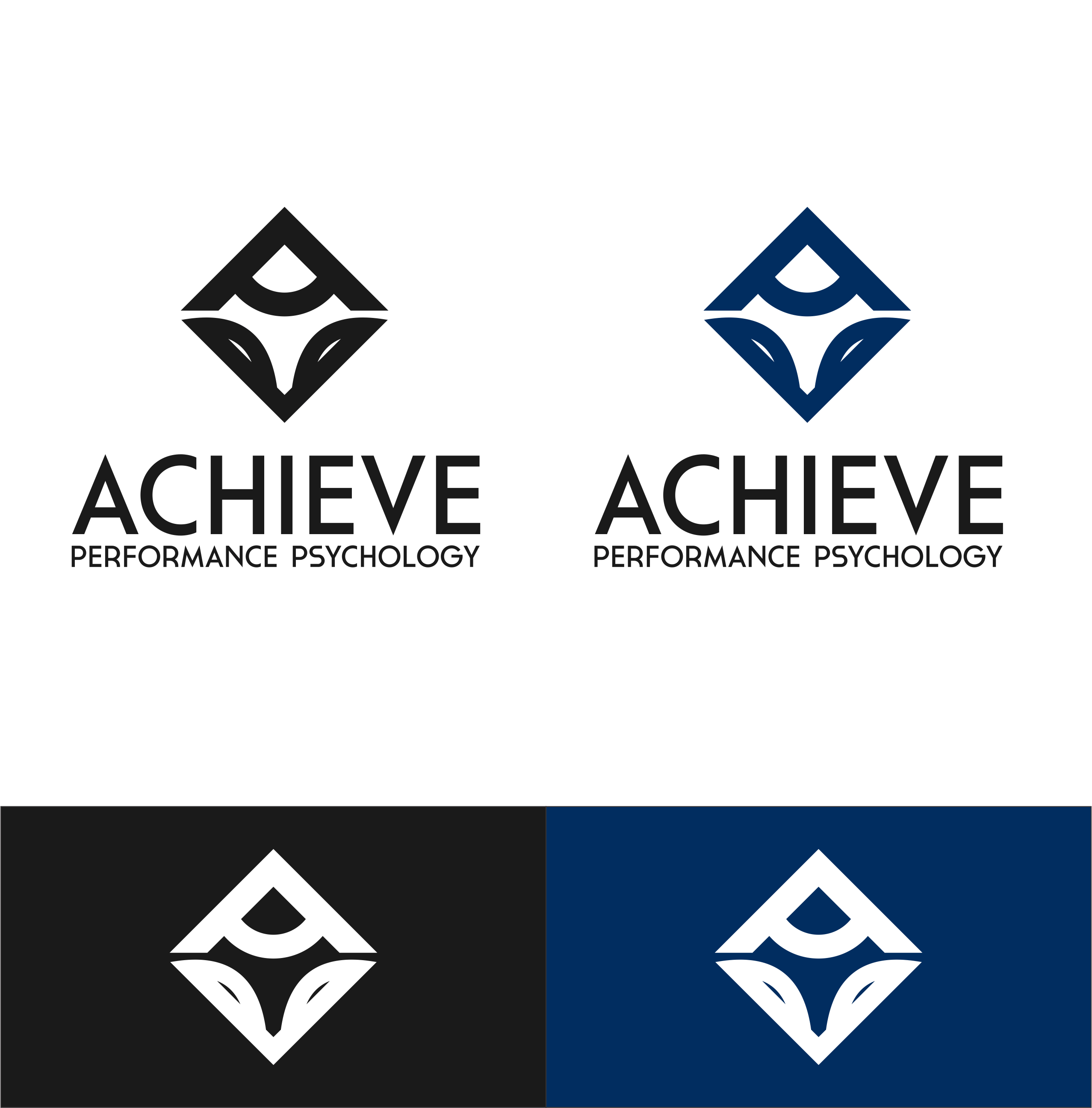 Logo Design by ERLANDO RONTE RDJ for Achieve Performance Psychology | Design #28342553