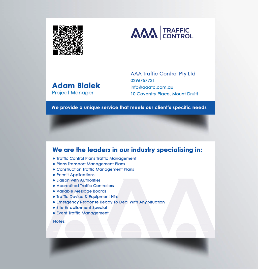 Business Card Design by  Artman for this project | Design #28371581