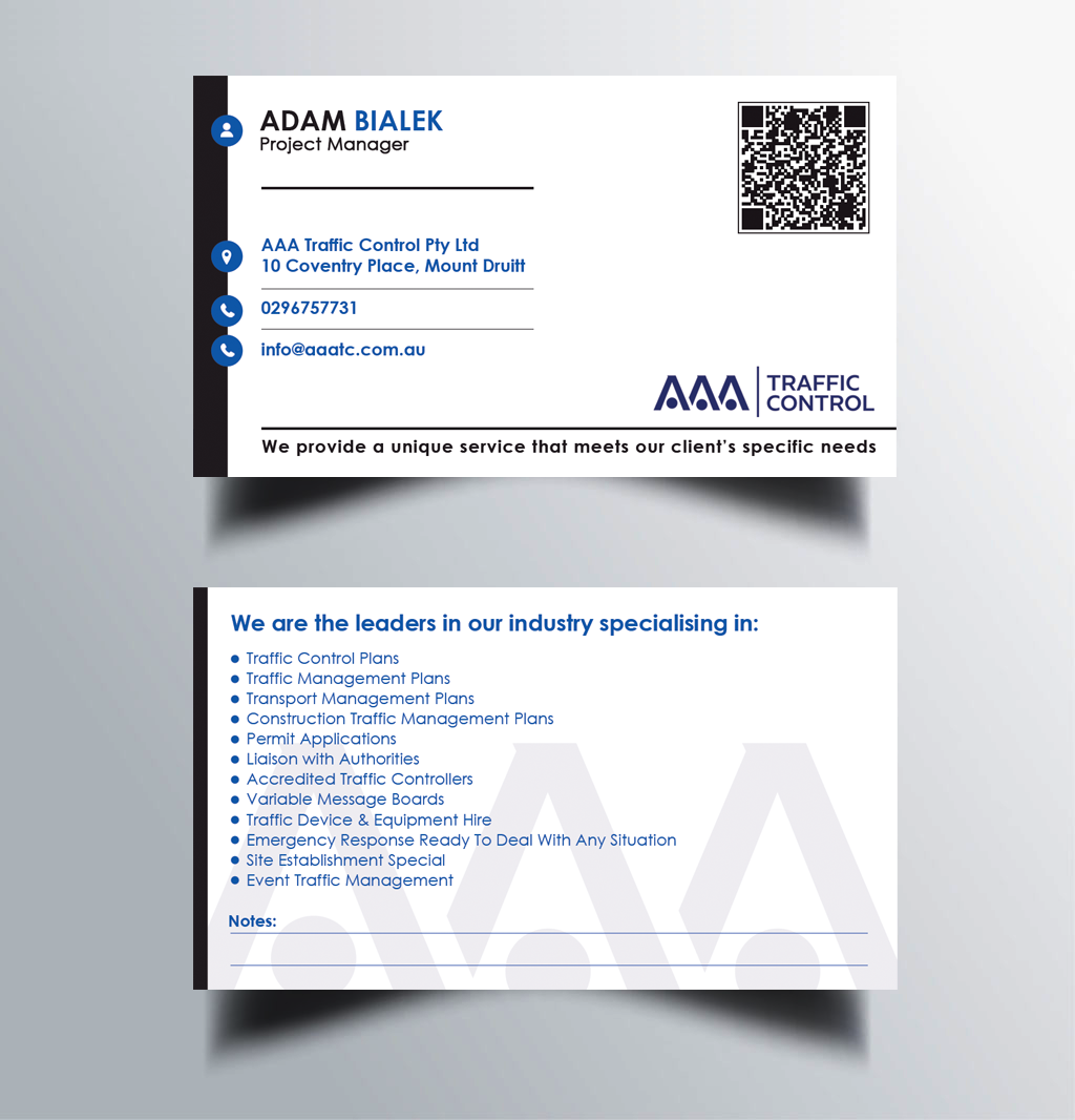 Business Card Design by  Artman for this project | Design #28373730