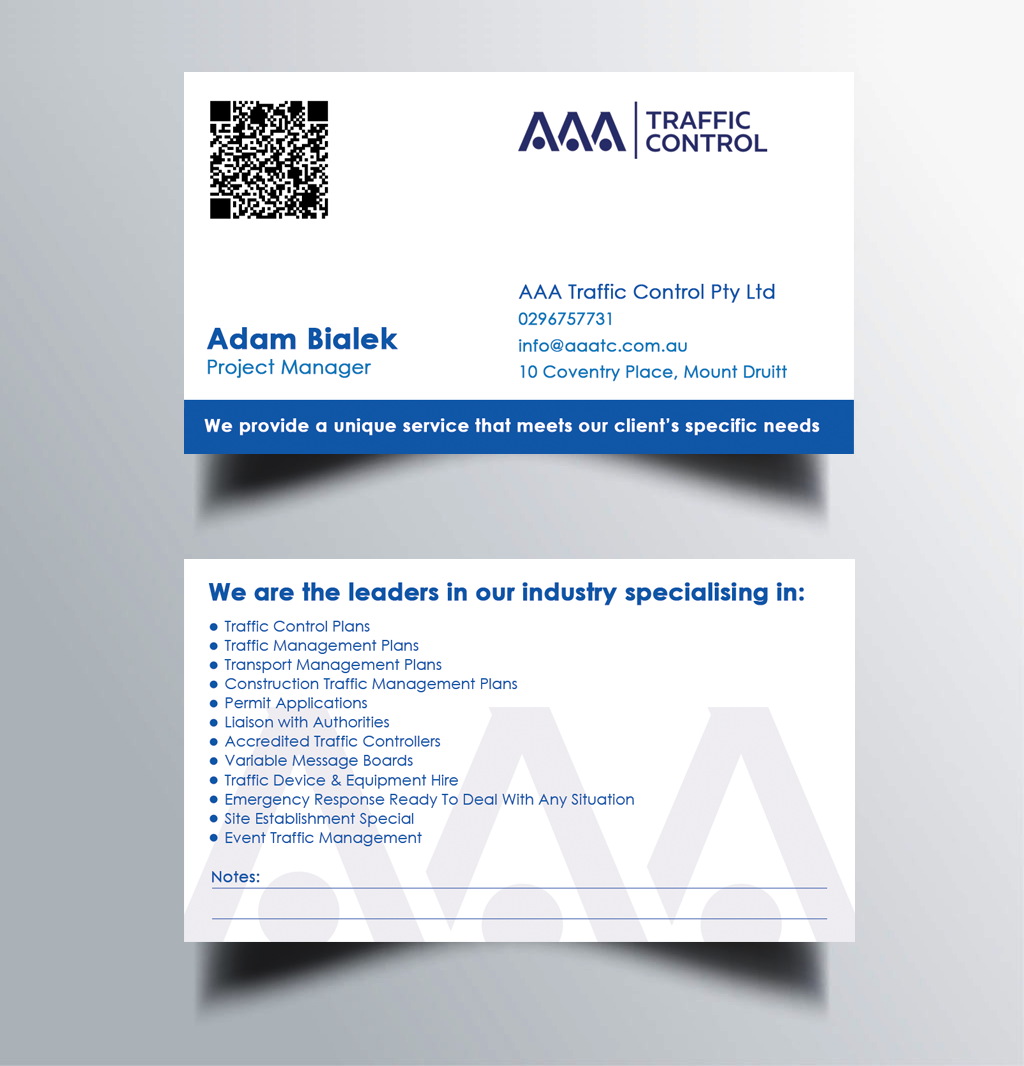 Business Card Design by  Artman for this project | Design #28373731