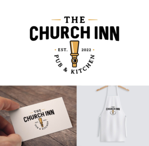 The Church Inn Pub & kitchen | Logo Design by fashionable1978