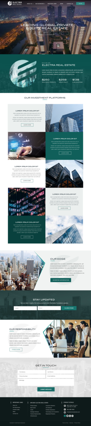 Web Design by Blue Sparrow for WPI Ltd. | Design: #28370699