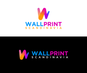 WallPrint Scandinavia | Logo Design by Lovly Design