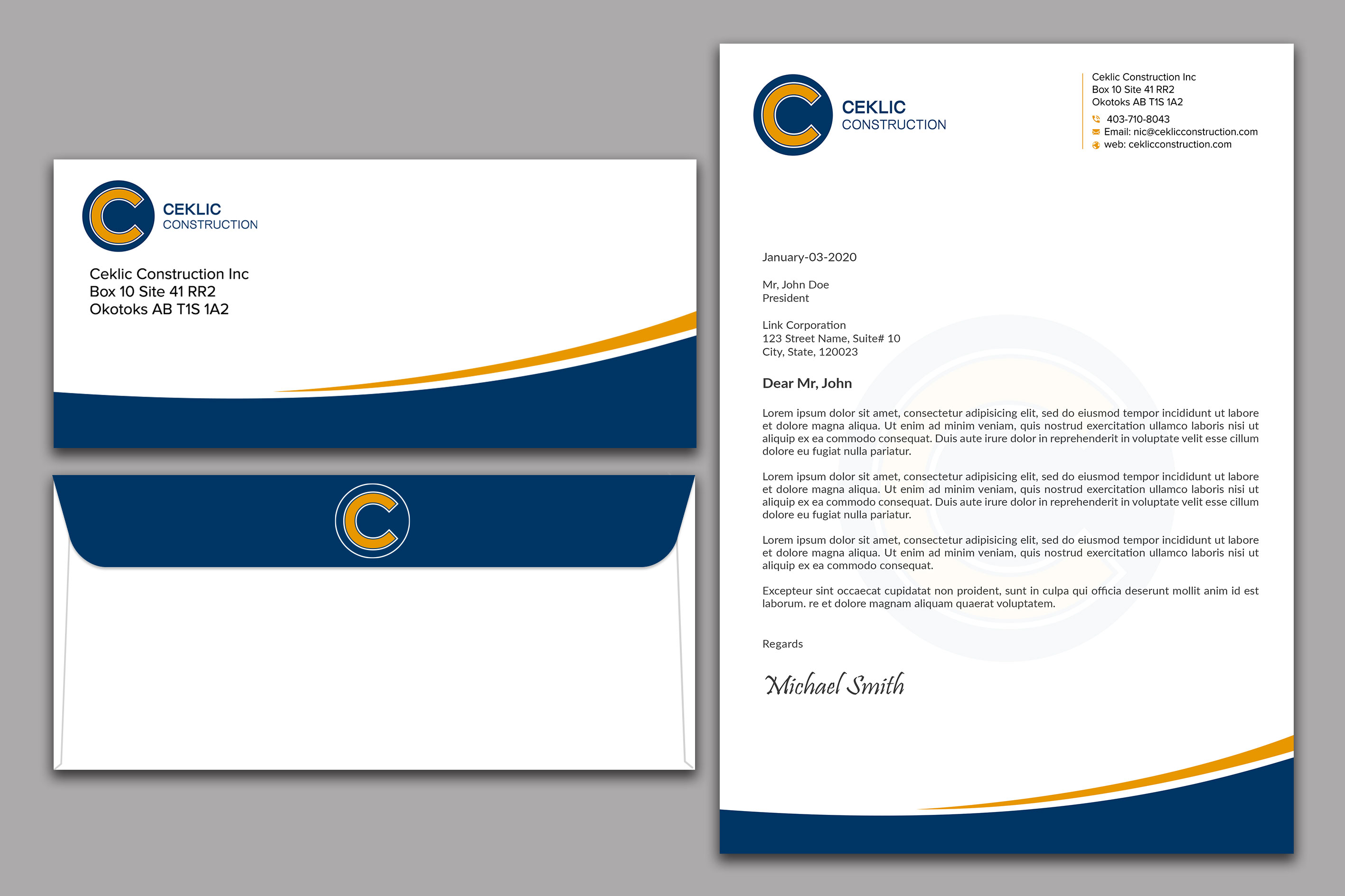 Stationery Design by sadikul islam for this project | Design #28346542