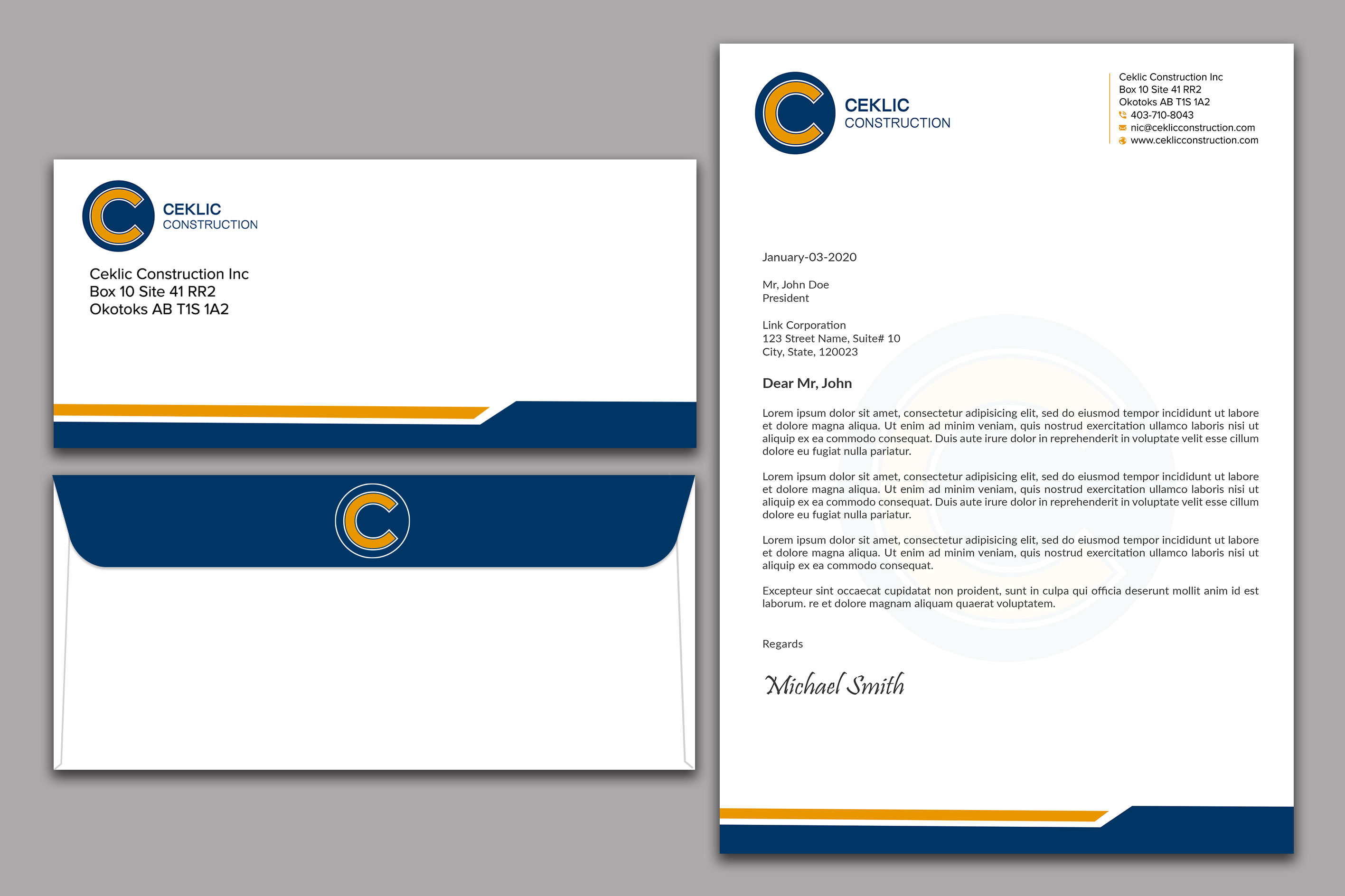 Stationery Design by sadikul islam for this project | Design #28348183