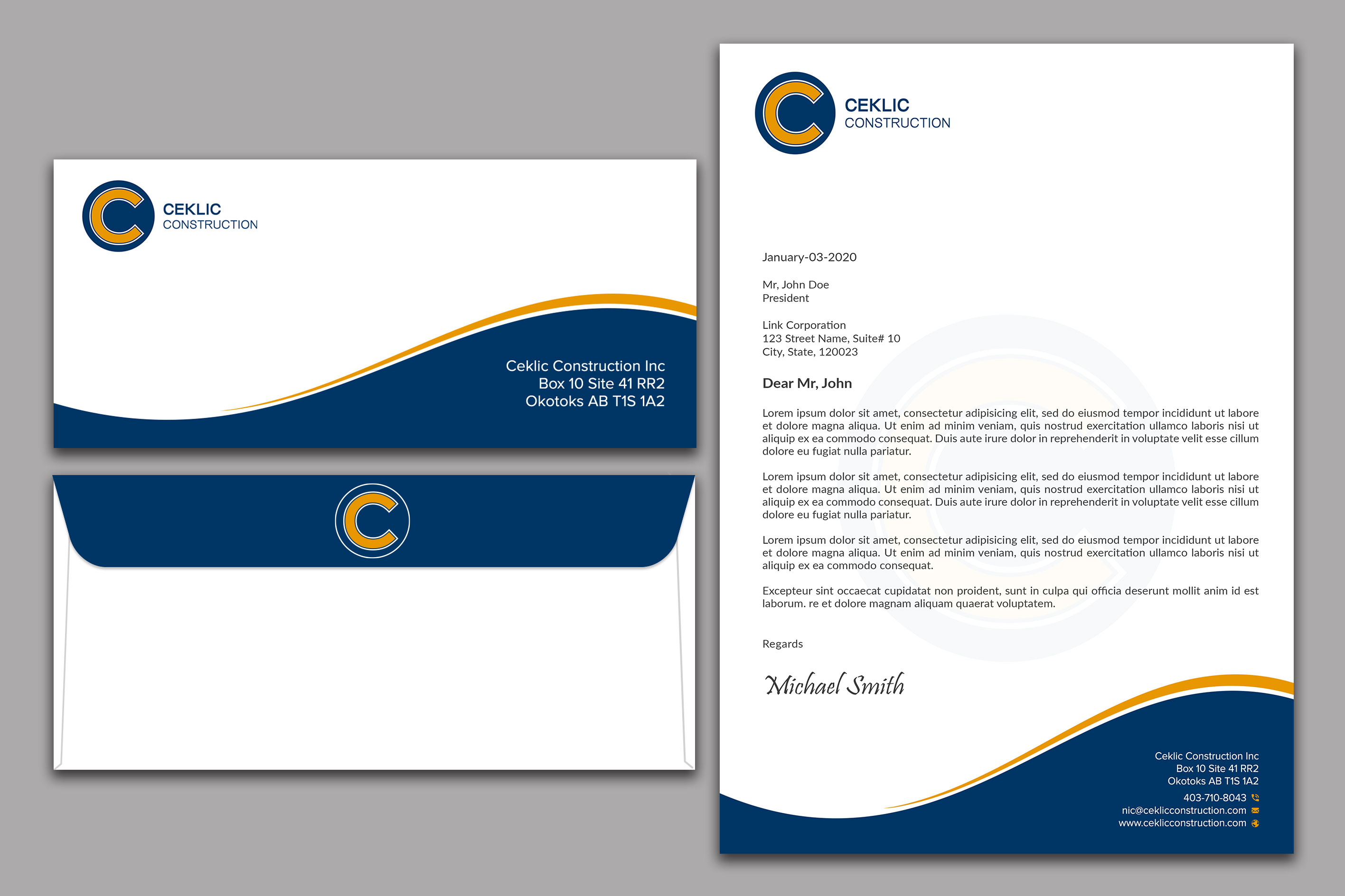 Stationery Design by sadikul islam for this project | Design #28348300