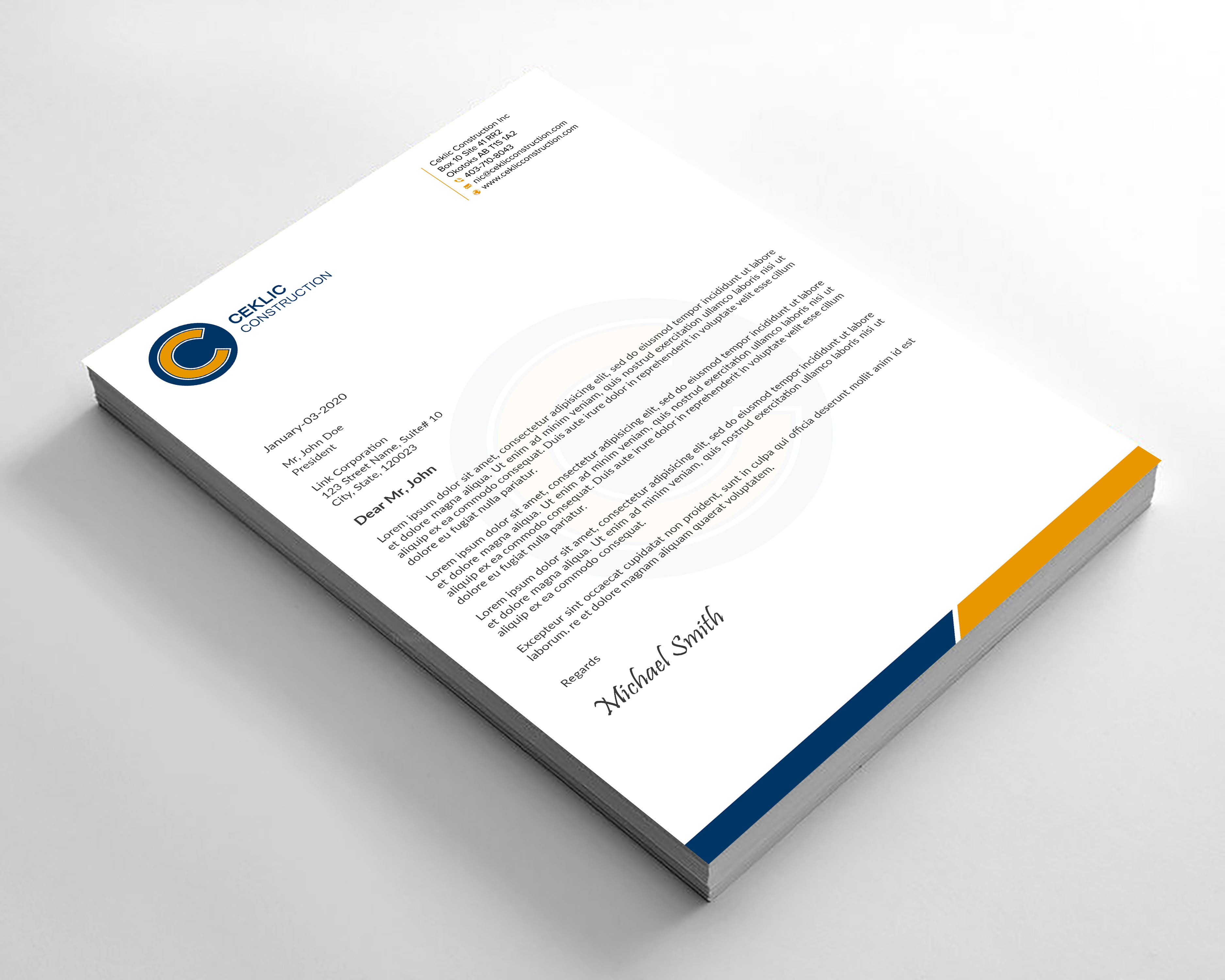 Stationery Design by sadikul islam for this project | Design #28350560