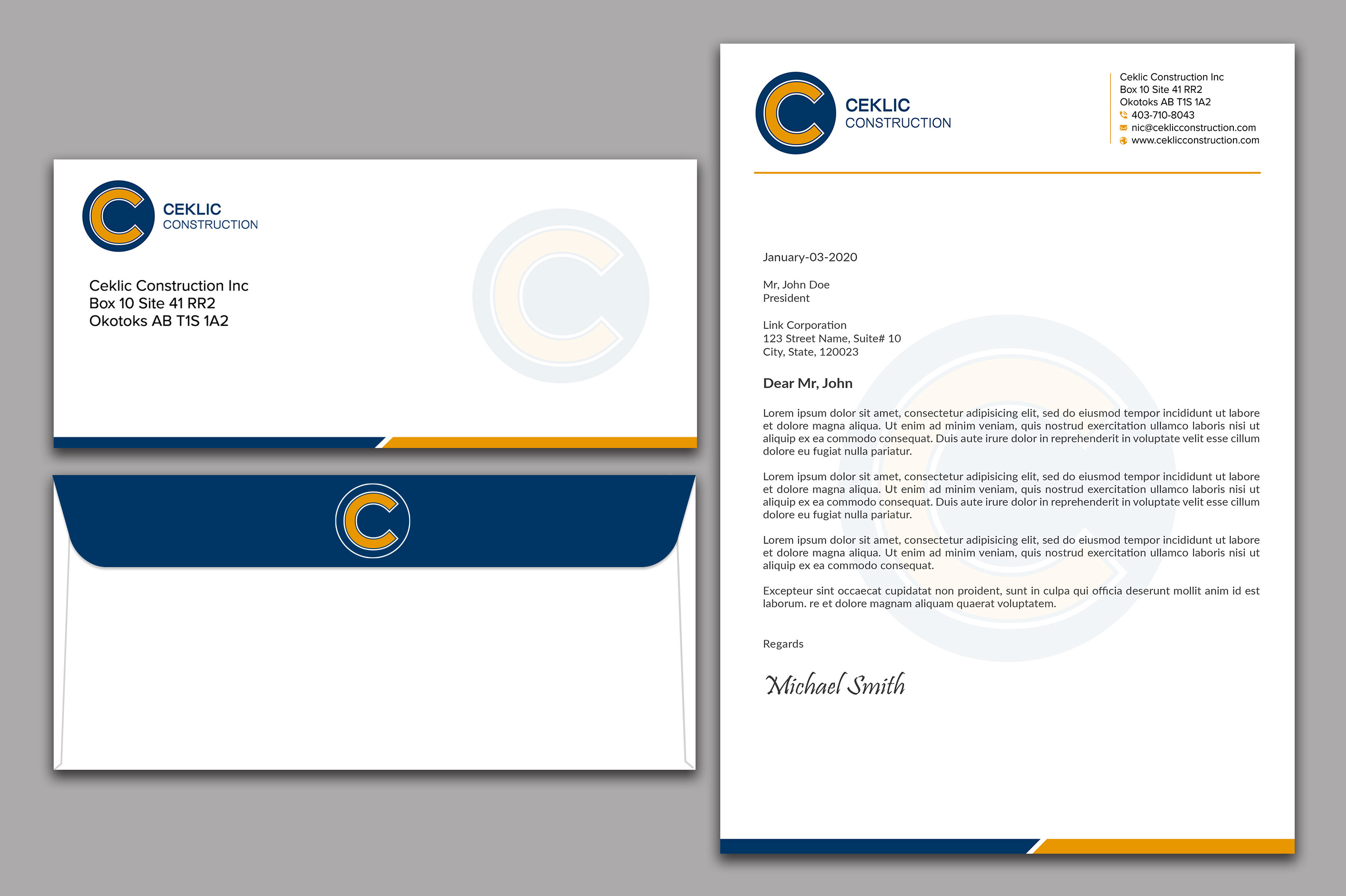 Stationery Design by sadikul islam for this project | Design #28350621