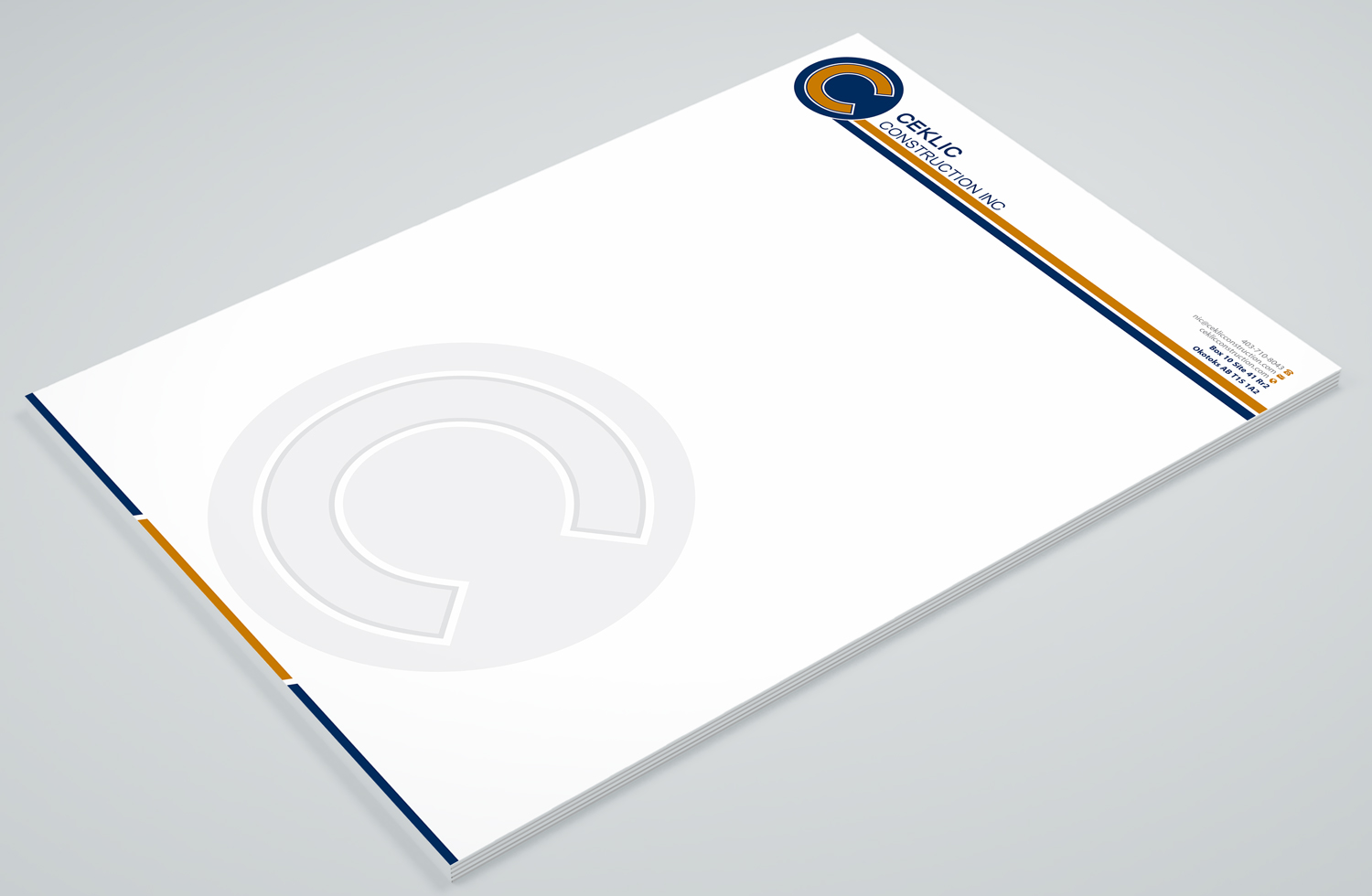 Stationery Design by Petter Goms for this project | Design #28344485