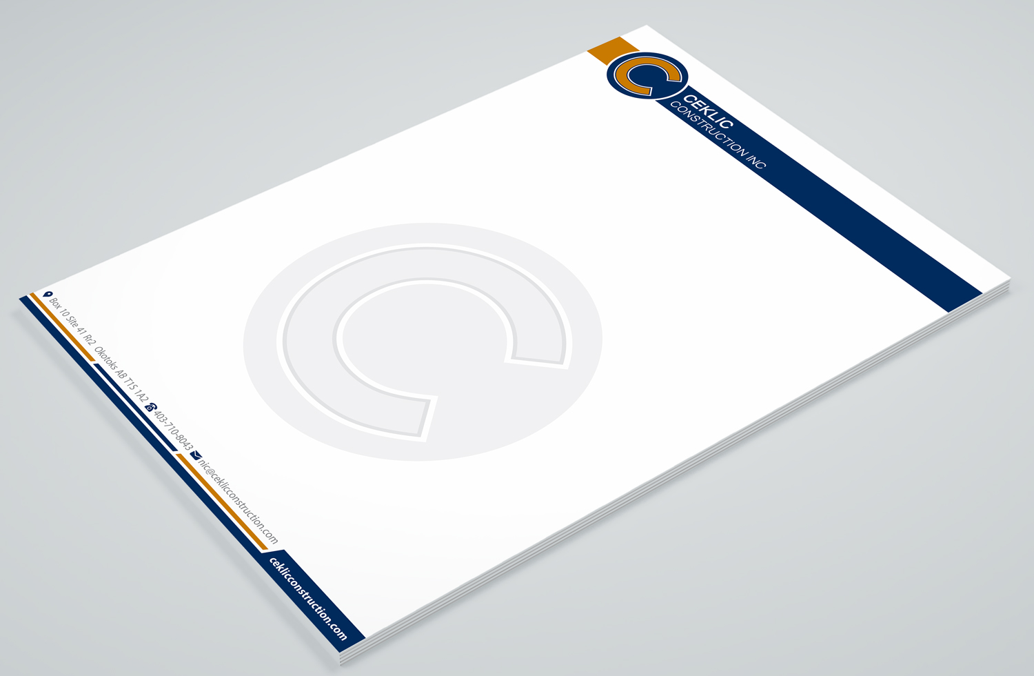 Stationery Design by Petter Goms for this project | Design #28344767