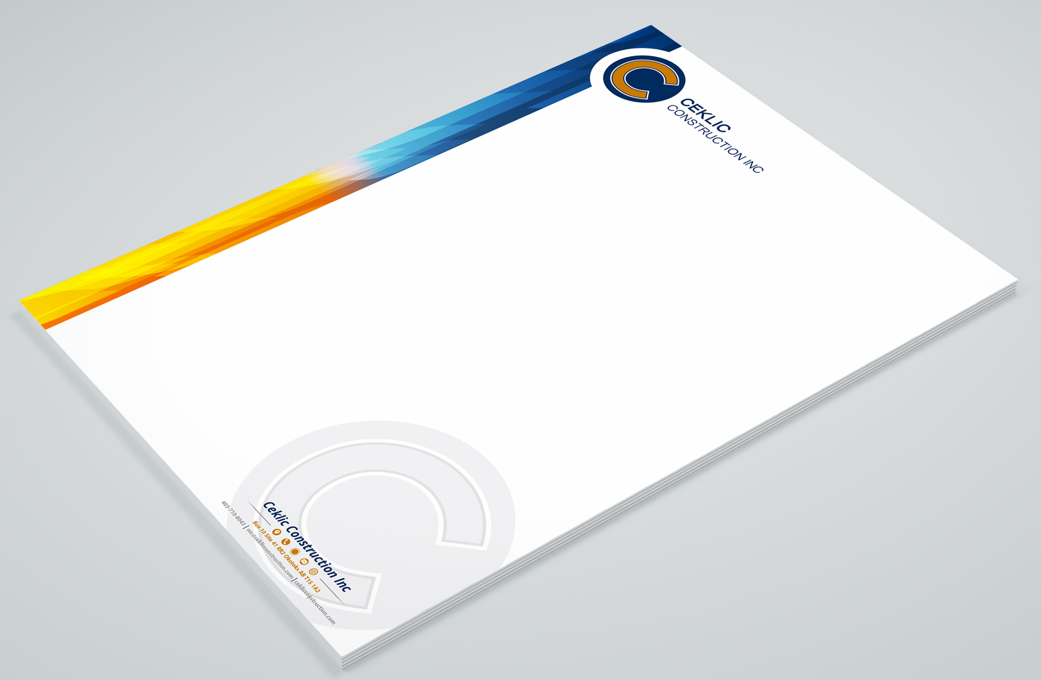 Stationery Design by Petter Goms for this project | Design #28344820