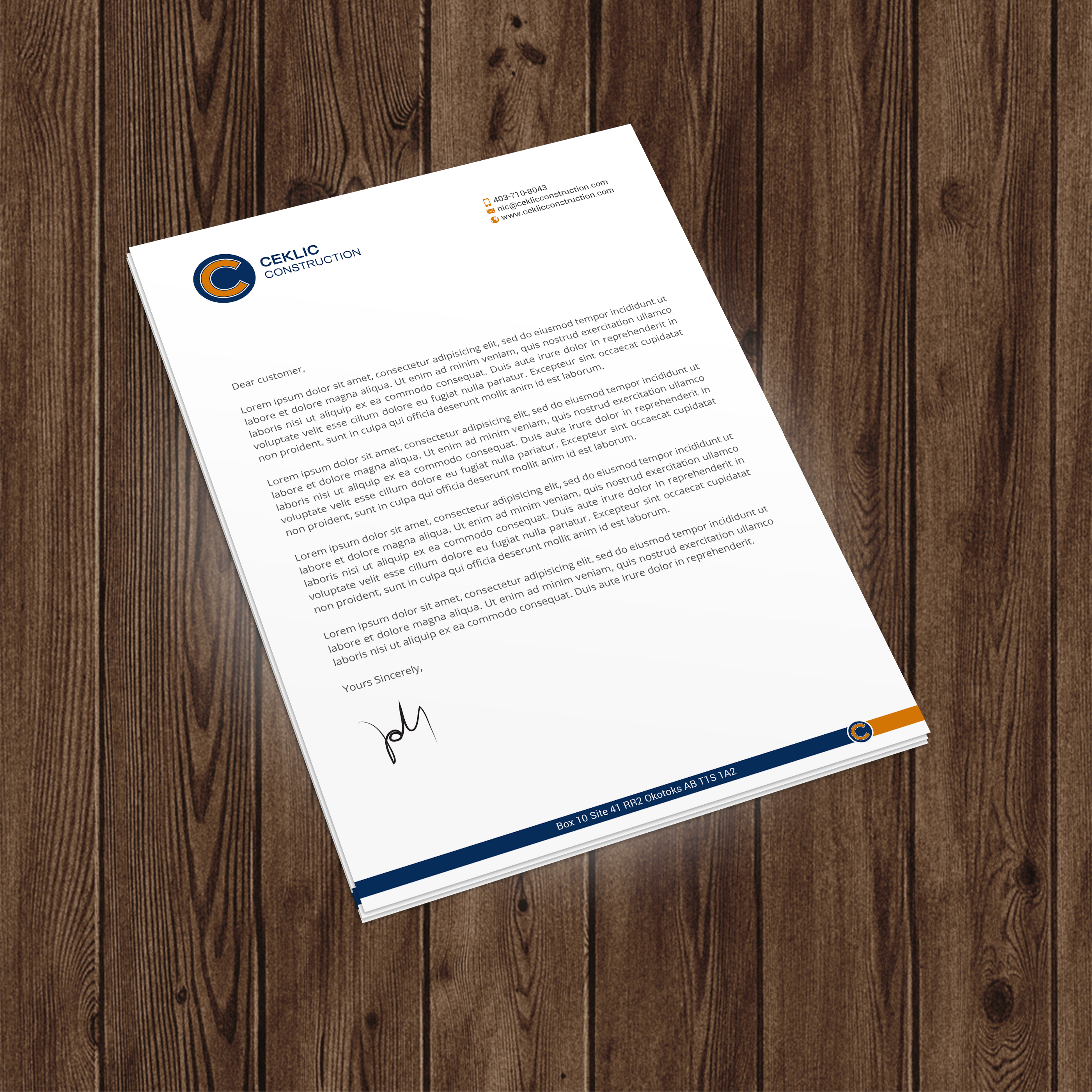 Stationery Design by R.design for this project | Design #28343570