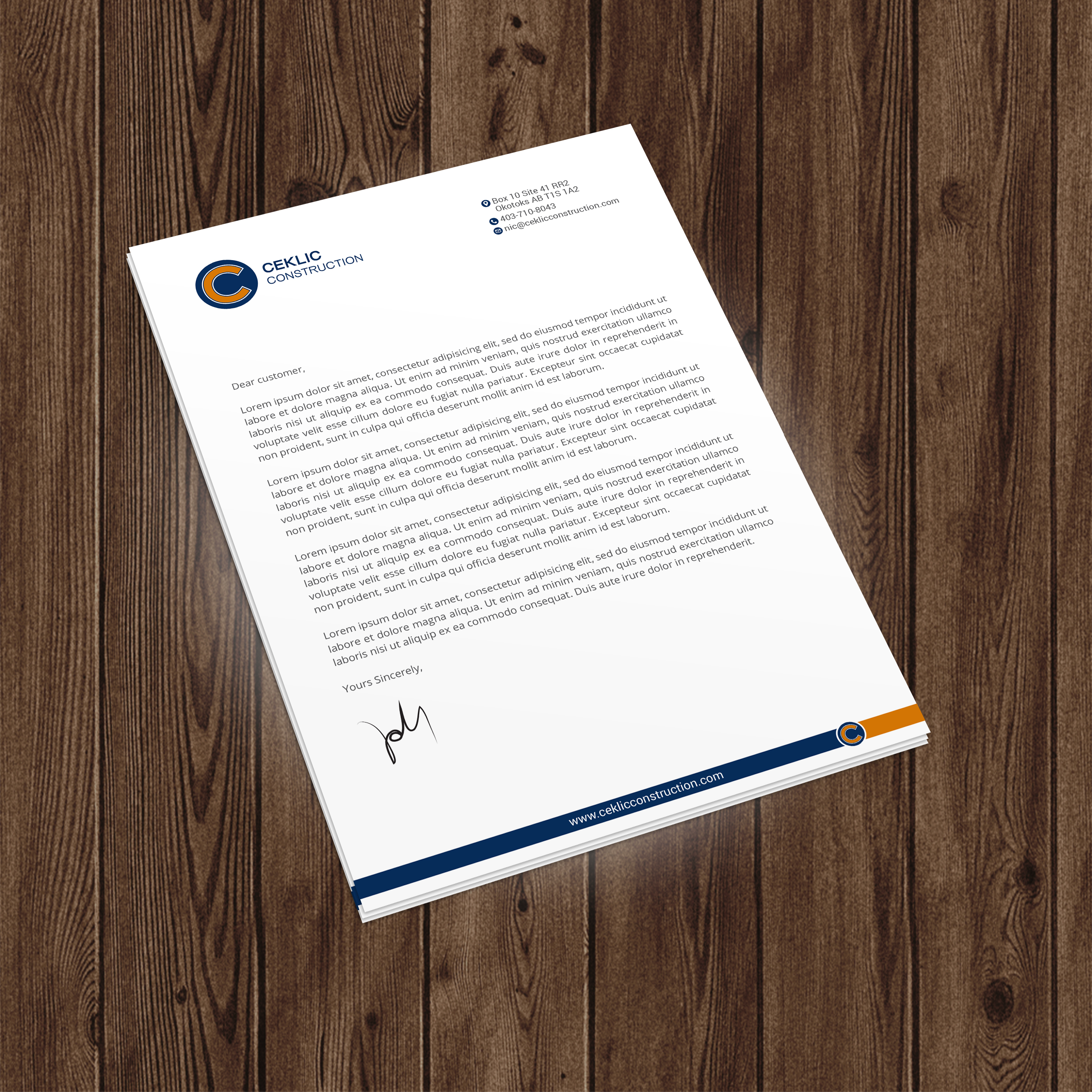 Stationery Design by R.design for this project | Design #28343757