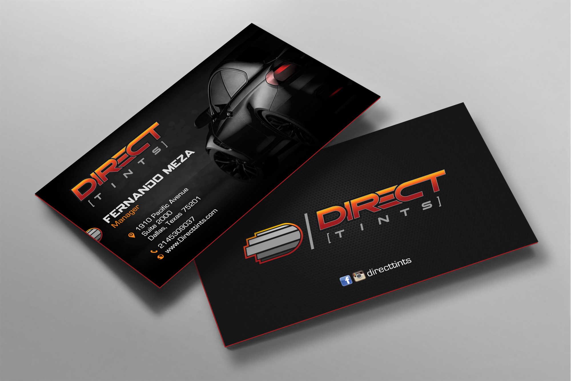 Design de Carte de Visite par chandrayaan.creative pour Direct Tints  | Design #28351149