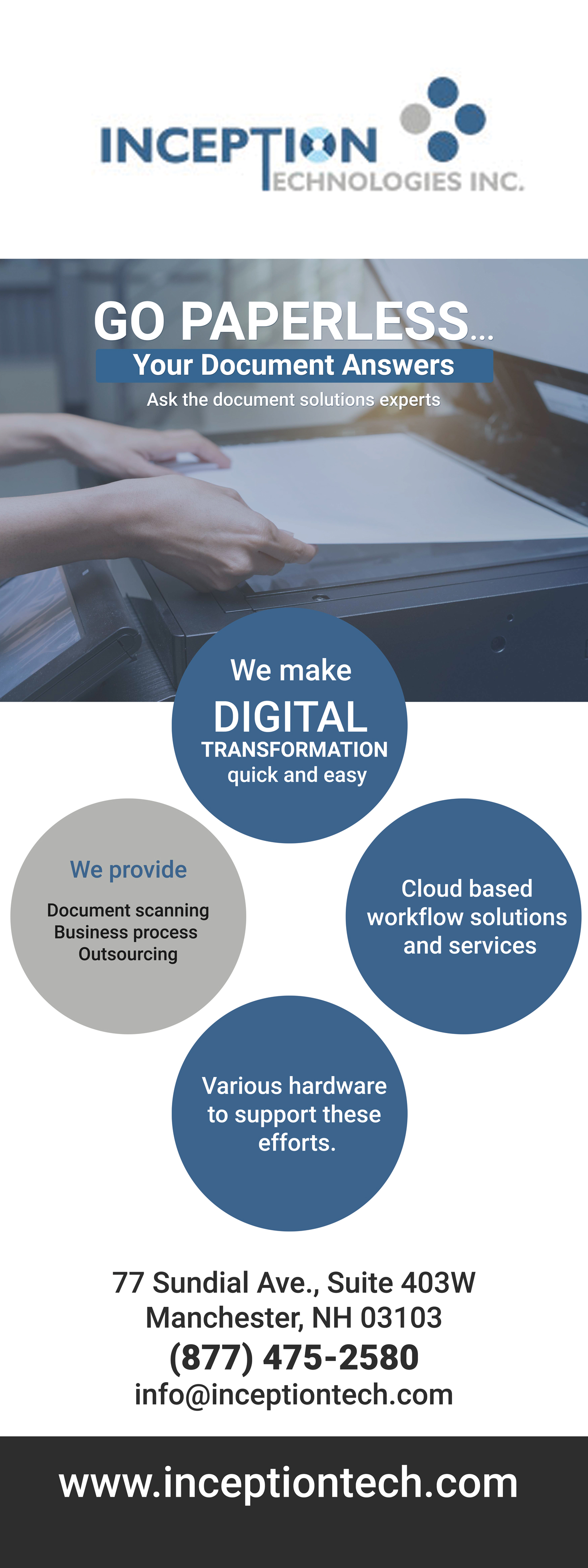 Graphic Design by uk for Inception Technologies Inc. | Design #28348077