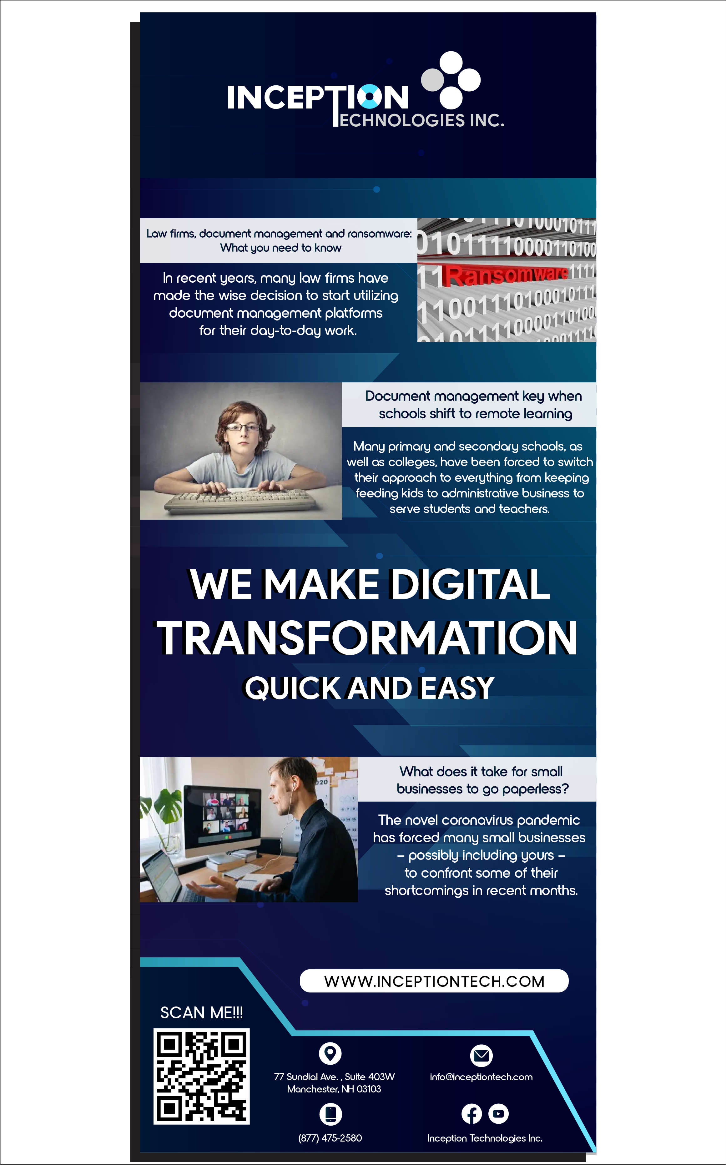 Graphic Design by Grapismo Brand Studio for Inception Technologies Inc. | Design #28348205