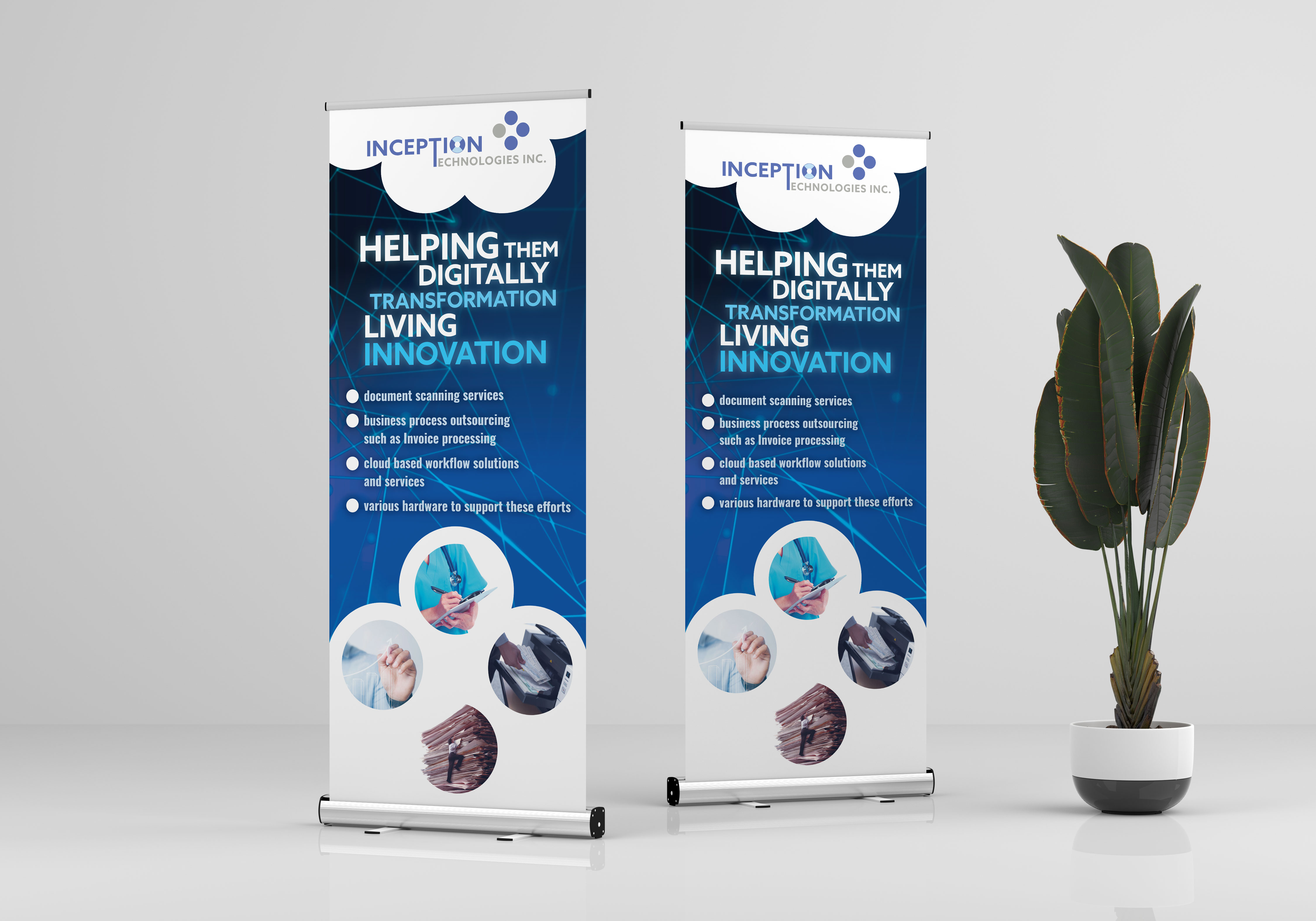 Graphic Design by Fusionex Studio for Inception Technologies Inc. | Design #28348214
