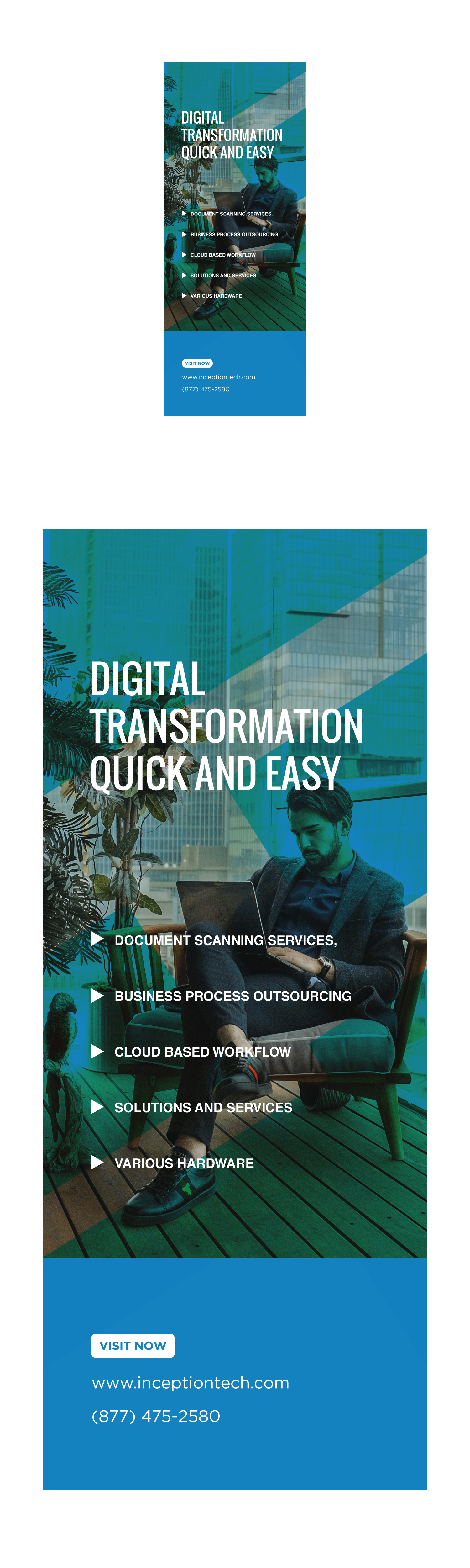 Diseño Gráfico por Moon Design. para Inception Technologies Inc. | Diseño #28347163