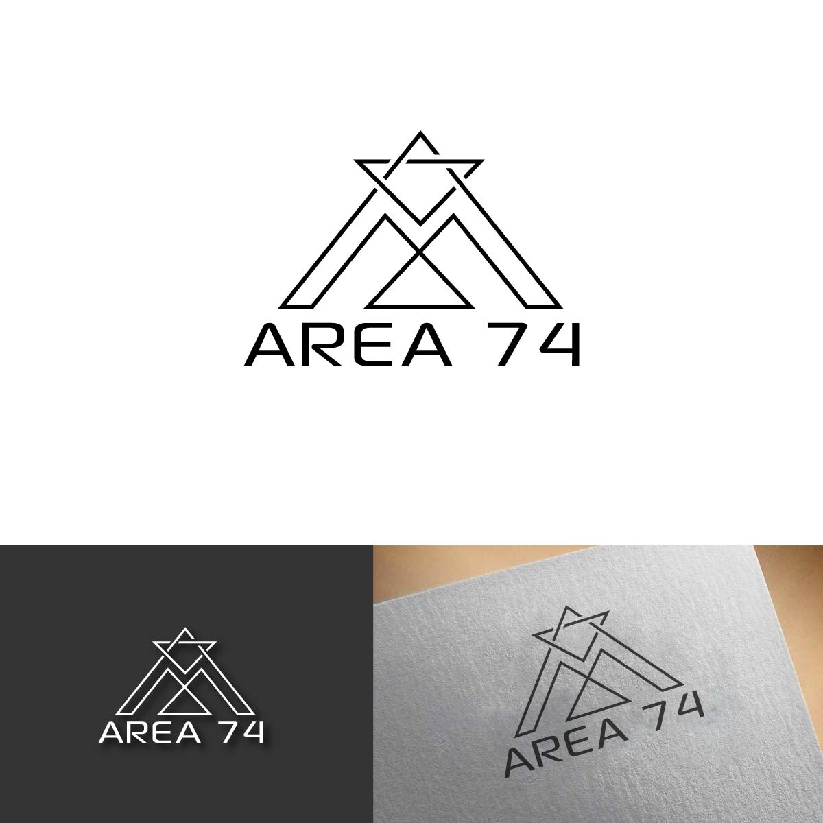 Logo Design by creative.bugs for Area 74 | Design #28351137