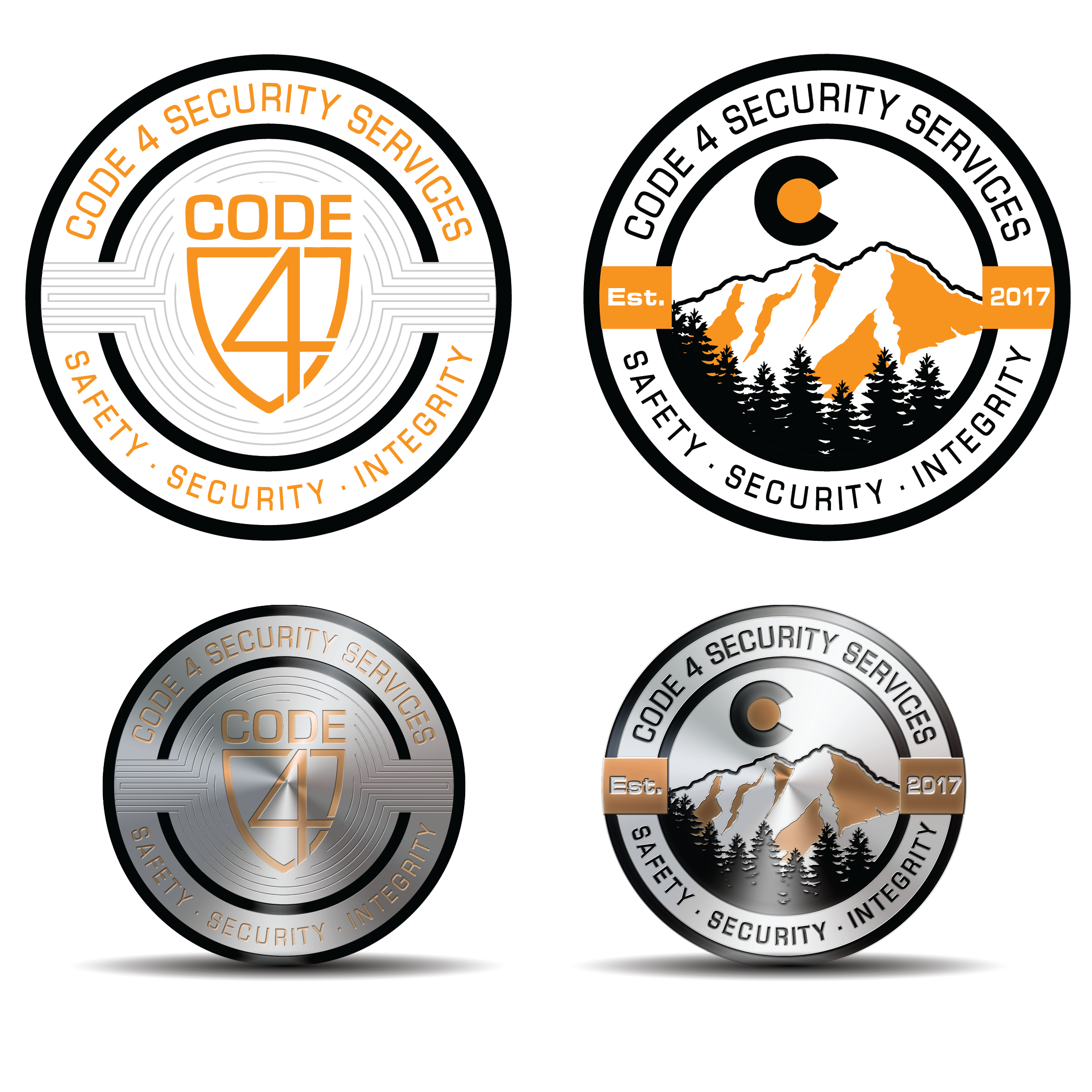 Grafik-Design von hery_krist für Code 4 Security Services LLC. | Design: #28382254